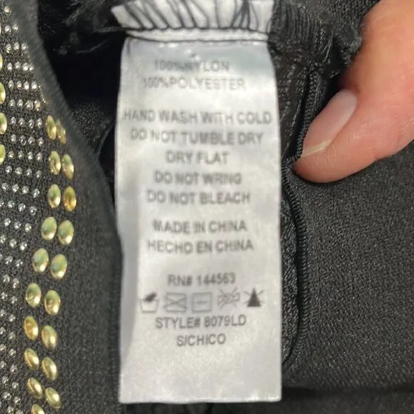 Windsor Spandex/Elastic Mini Dress Size Med/Small - Picture 5 of 5